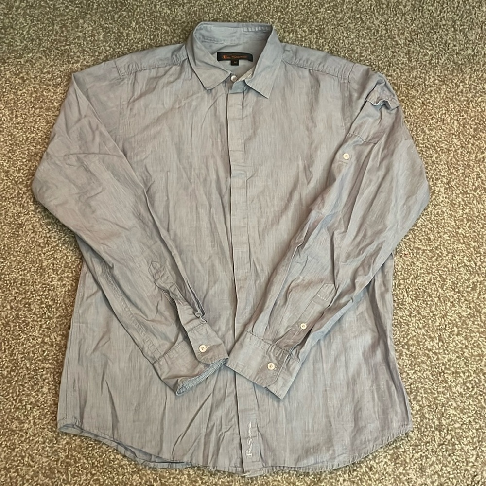 Ben Sherman Men’s Long Sleeve Button Down Shirt
